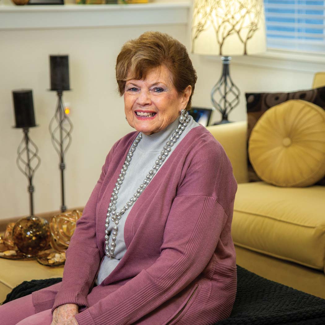 Residents enjoying time together at Julian Estates