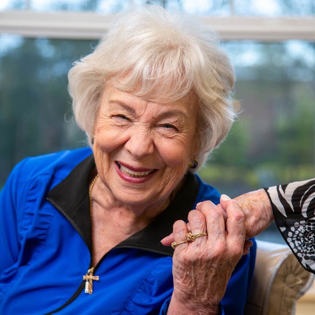 Residents enjoying time together at Julian Estates